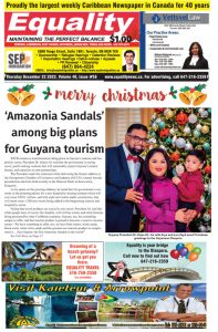 Equality Newspaper Canada - December 22, 2022 - 'Amazonia Sandals'
