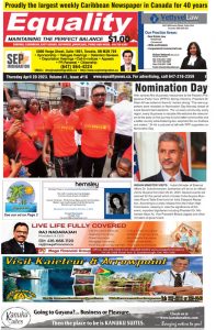 Equality Newspaper Canada - April 20, 2023 - Nomination Day