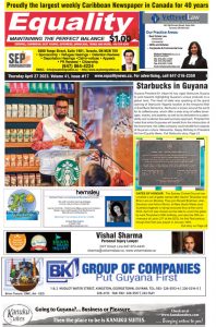 Equality Newspaper Canada - April 27, 2023 - Starbucks in Guyana