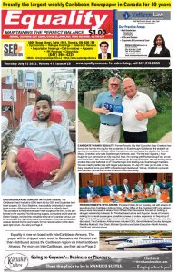 Equality Newspaper - July 13, 2023 - Ground Breaking Surgery with Cow Tissue