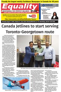 Equality Newspaper Canada - August 17, 2023 - Canada Jetlines to start serving