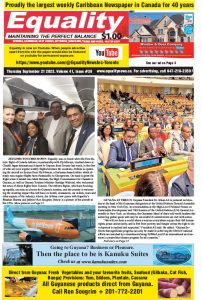 Equality Newspaper Canada - September 21, 2023 - Guyana at the UN