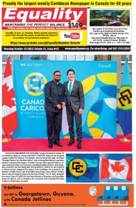 Equality Newspaper Canada - October 19, 2023 - Guyana President in Ottawa