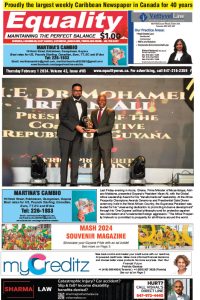 Equality Newspaper Canada - February 1, 2024 - Global Africa Leadership Award