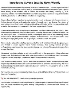 Equality Newspaper Canada - Feb 8, 2024 - Introducing......