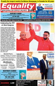 Equality Newspaper Canada - May 9, 2024 - Celebrating the PPP