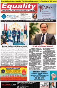 Equality Newspaper Canada - March 27, 2025 - National Healthcare