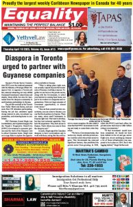 Equality Newspaper Canada - April 10, 2025 - Diaspora in Toronto