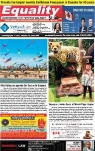 Equality Newspaper Canada - April 17, 2025 - Kite flying on agenda for Easter