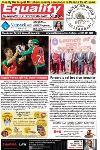 Equality Newspaper Canada - July 24, 2025 - Guyana Warriors take GSL crown