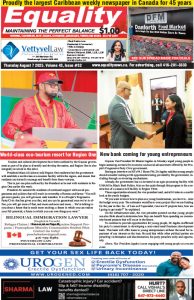 Equality Newspaper Canada - August 7, 2025 - New Bank coming