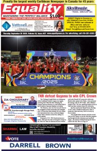Equality Newspaper Canada - September 25, 2025 - Champions 2025