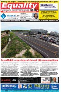 Equality Newspaper Canada - October 16, 2025 - Exon Mobil's new state-of-the-art HQ