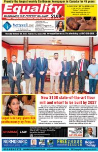 Equality Newspaper Canada - October 23, 2025 - New 10B state-of-the-art flour mill