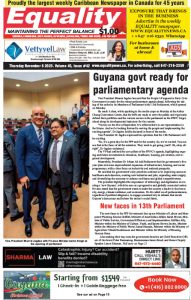 Equality Newspaper Canada - November 6, 2025 - Guyana govt ready
