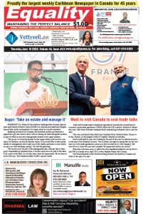 Equality Newspaper Canada - June 18, 2026 - Sugar: 'Take an estate and manage it'