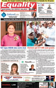 Equality Newspaper Canada - July 16, 2026 - T&T signs US$5B data center deal