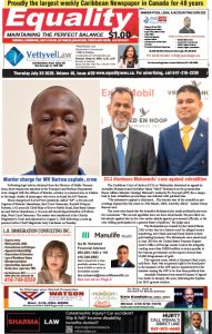 Equality Newspaper Canada - July 30, 2026 - Murder Charge