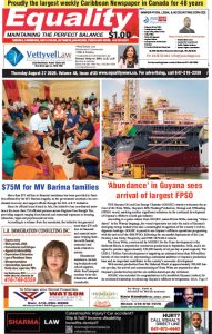 Equality Newspaper Canada - August 27, 2026- $75M for mV Barima families
