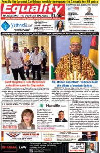 Equality Newspaper Canada - August 6, 2026 - Chief Magistrate sets Mohameds'